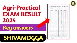 Agri-Practical exam key answers 2024 | agri key answers | shivamogga 