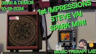 GEAR & DEMOS 10/18/2024 - Steve Vai Sig.  Spark Mini amp by Positive Grid
