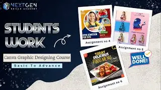 Students Work  - Canva Graphic Designing Course  (Basic To Advance)