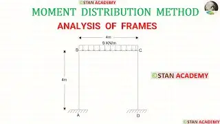 Moment Distribution Method - Analysis of Frames - Problem No 10