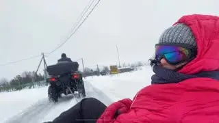20 соток/ квадрик Stels-верный помощник /катание на тюбах