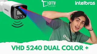 Câmera POLICIAL da Intelbras! - Nova Câmera VHD 5240 DUAL COLOR + com Sirene e Alarme.