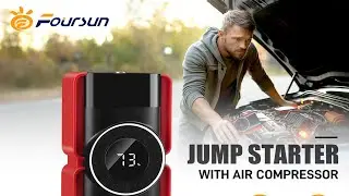Portable Car Jump Starter Air Compressor LED Emergency Light / All-In-One / Online Shopping