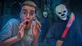 J'AI PRANKÉ MON FRÈRE POUR LE MOIS D'HALLOWEEN ! Il fait une chute de fou chez le voisin..