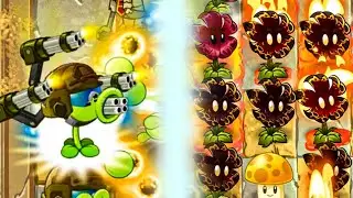 Plants vs Zombies 2: Gardendless - Pyramid Of Doom Levels 15-20 | METEOR FLOWER & GATLING PEA!