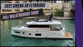 Yacht Walkthrough - 2021 Sirena Yachts 58 Flybridge