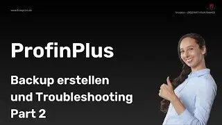 ProfinPlus Backup & Troubleshooting Part 2