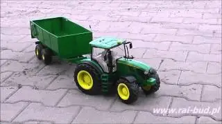 Zdalnie sterowany traktor John Deere 1:16 wielkość Bruder