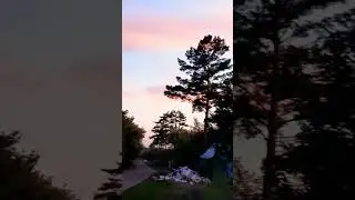 деревня вечером