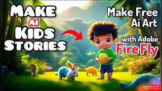 Make Kids Animated Video with Adobe FireFly Urdu Hindi Tutorial |Make Free Ai Art with Adobe Firefly