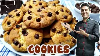COOKIES DE BAUNILHA COM GOTAS DE CHOCOLATE I O MELHOR QUE VOCÊ IRA COMER