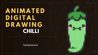 Animated Spicy Chilli Drawing in Procreate| #animateddrawing #digitaldrawings #digitalart