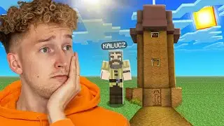 MINECRAFT PRAWDZIWE ŻYCIE #6 - ZBUDOWAŁEM SOBIE DOM XD