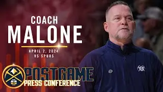 Coach Malone Full Post Game Press Conference vs. Spurs 🎙