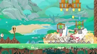 Angry Birds Friends Levels 11 to 14: Destruction Bliss! #BirdsGoneWild