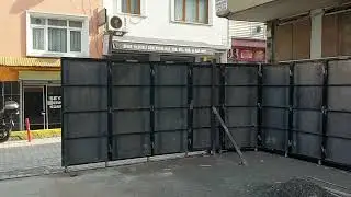 Akordiyon Otomatik Kapı - Yana Sürgülü Akordiyon Kapı Sistemi