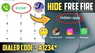 How to hide free fire in dialer | free fire dial pad mein kaise chupaye | free fire hide in dialer