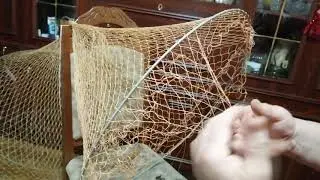 The intricacies of making a fishing net.