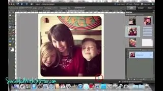 Project Life 3x4 Photos Photoshop Elements How To--Printing Instagram Photos