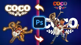 Coco Text Effect in Photoshop | Photoshop Tutorial
