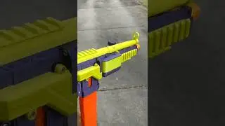 nerf Gryphon semi auto firing demo dual stage