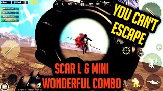 ScarL & mini 14 no recoil combo |Squads Erangel|