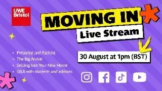 University Moving In | Live Stream