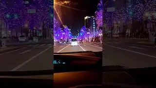 Japan Roads Night View