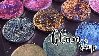 Je swatche ma collection de fards GLAM SHOP