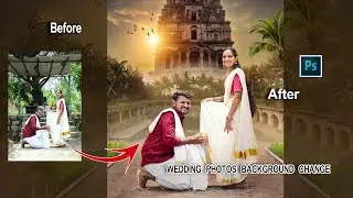 Wedding Photo Editing I Couple Photos Editing I PHOTOSHOP TELUGU I PHLEARN TELUGU