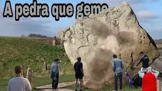 É assustador! Gritos dentro da pedra!😱