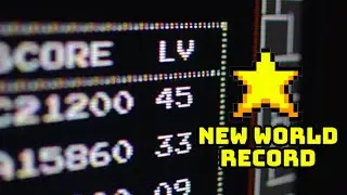 First Ever Level 45 in NES Tetris
