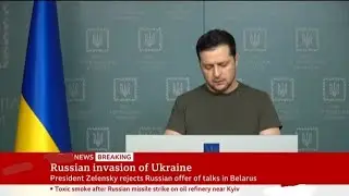 Zelensky to Putin: "Good Lord, what do you want? Leave our land. If you don't want to leave