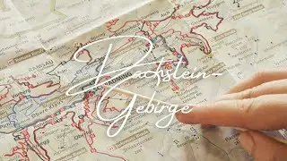 ASMR DE Bergkarten und Touristeninfo (map tracing, soft spoken, Austrian accent)