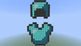 как построить алмазный нагрудник и шлем в minecraft
