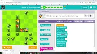 Code.org 2021 - Course 3 - Lesson 14 - Bee Debugging