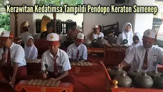 Kerawitan SDN Kedatimsa tampil di pendopo keraton sumenep