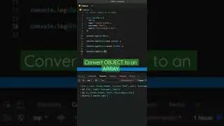 Javascript Convert OBJECT to an ARRAY 