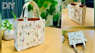 可愛いカクカクトートバッグ作り方, How To Make Totebag With Beautiful Corners , Easy Sewing Tutorials,Diy