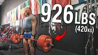 420kg / 926lbs deadlift with Tristain Hoath & Sebastian Oreb
