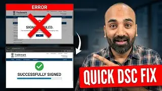 DSC Not Working? Trademark DSC Settings | Fix Signing Errors in 2 Minutes! 