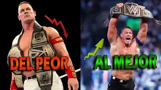 John Cena se Retira: ¡Rankeamos Sus Mejores Reinados Mundiales en WWE!