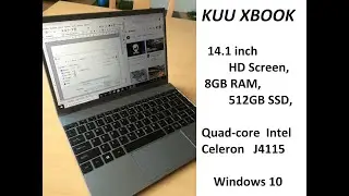 KUU XBOOK 14.1 inch  8GB RAM 512GB Intel Celeron J4115