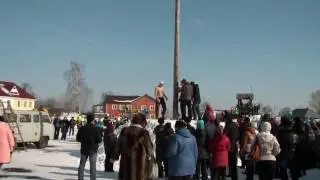 Празднование масленицы в Крапивинском столб