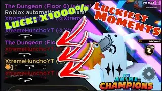 The Luckiest Summoning In ALL Of Anime Champions Simulator HISTORY! 🍀