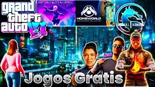 NOVA BETA Mortal Kombat 1, ANÚNCIO GTA 6 Esse Ano? JOGOS GRÁTIS na Epic Games! Corra!!!