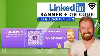 How to Create a LinkedIn Banner | Canva Tutorial + QR Code | Create With Zeplin