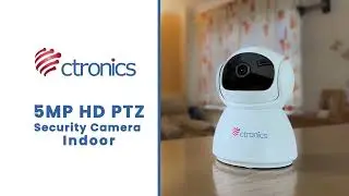 5MP PTZ Indoor Security Camera Ctronics CCTV WiFi Surveillance Camera with Auto Tracking