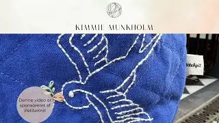 Petiteknit Projekttaske Broderikit - Mille fleur sting