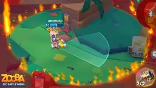 Zooba ZANY SKIPPY 16 LVL Double LEGENDARY Shotgun Zooba Zoo Battle Arena